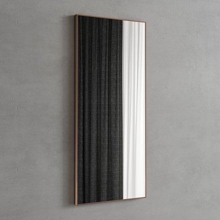 Faro Brushed Copper Mirror 400mm