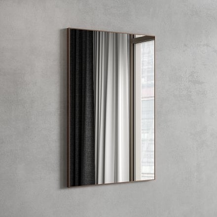 Faro Brushed Copper Mirror 600mm
