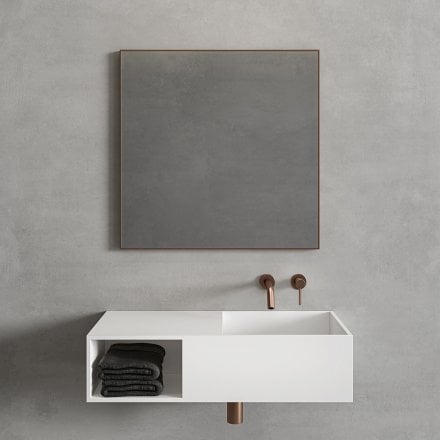 Faro Brushed Copper Mirror 700mm