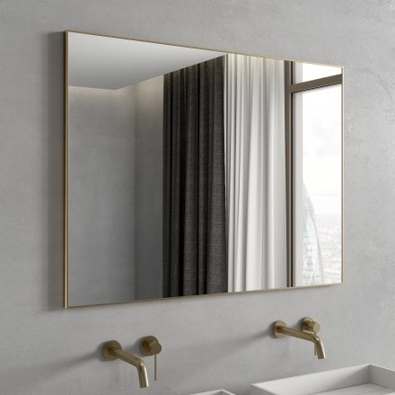 Faro Brushed Gold Mirror 1000mm