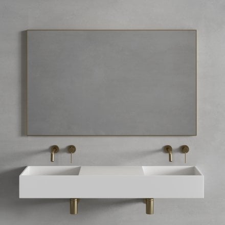 Faro Brushed Gold Mirror 1200mm