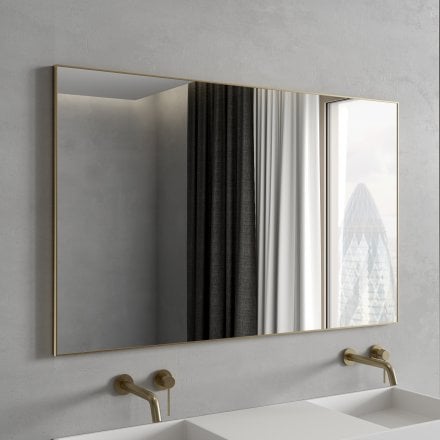 Faro Brushed Gold Mirror 1200mm