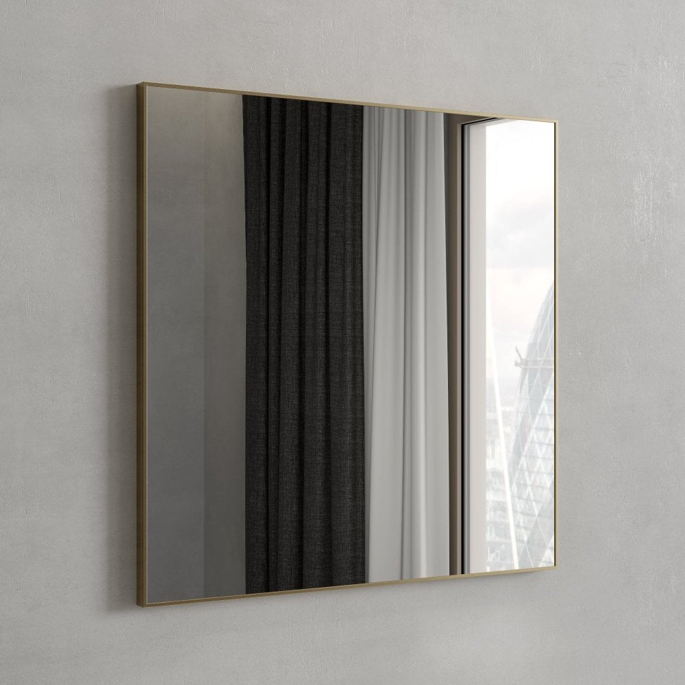 Faro Brushed Gold Mirror 700mm