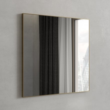 Faro Brushed Gold Mirror 700mm
