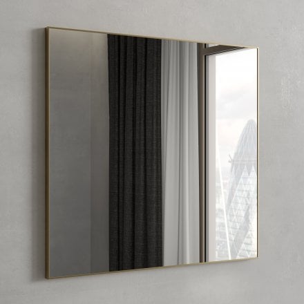 Faro Brushed Gold Mirror 800mm