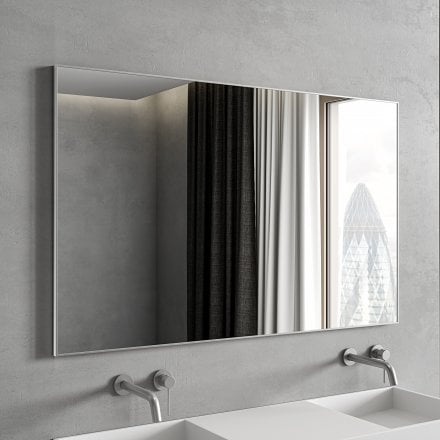 Faro Brushed Stainless Mirror 1200mm