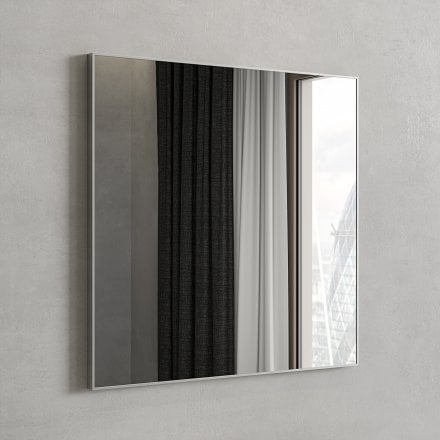 Faro Brushed Stainless Mirror 700mm