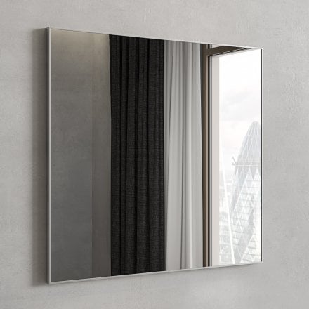 Faro Brushed Stainless Mirror 800mm