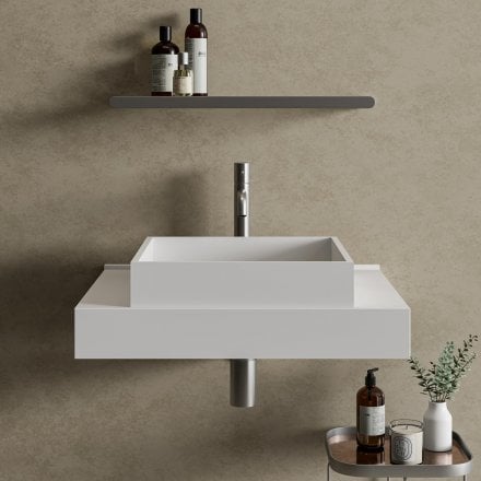 Faro Curved Spout Basin Mixer Tap