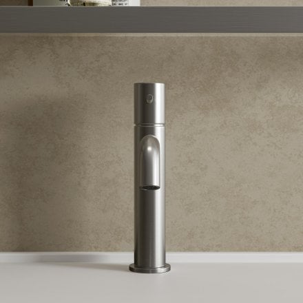Faro Curved Spout Basin Mixer Tap