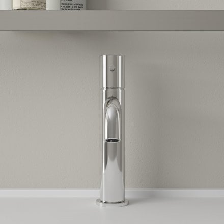 Faro Curved Spout Basin Mixer Tap