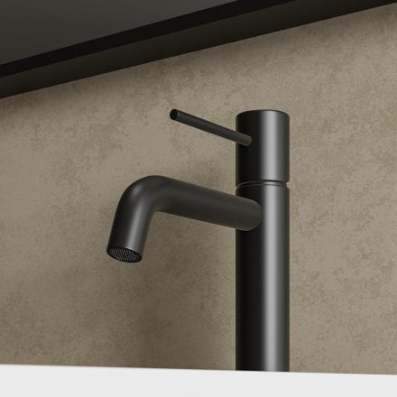 Faro Curved Spout Basin Mixer Tap