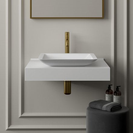 Faro Curved Spout Basin Mixer Tap