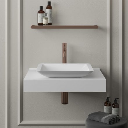 Faro Curved Spout Basin Mixer Tap
