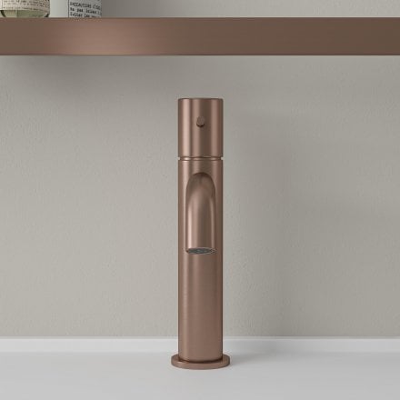 Faro Curved Spout Basin Mixer Tap