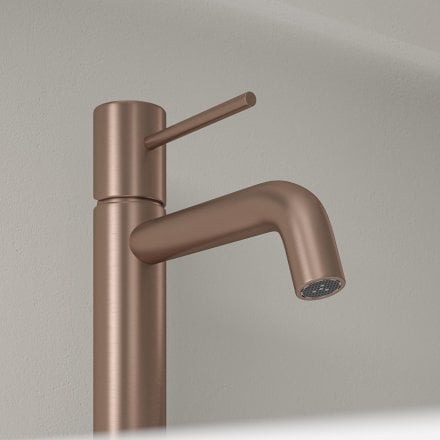 Faro Curved Spout Basin Mixer Tap