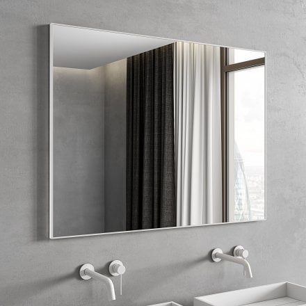 Faro Matt White Mirror 1000mm