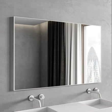Faro Matt White Mirror 1200mm
