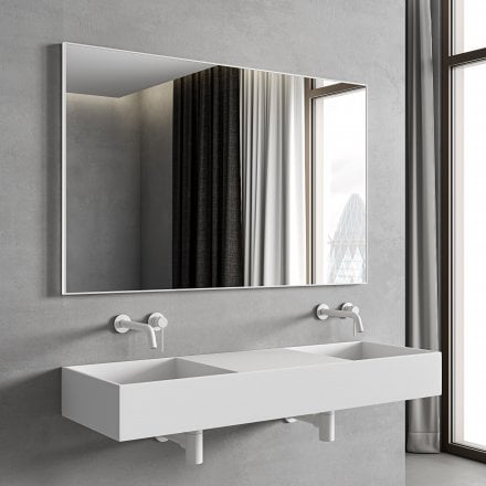 Faro Matt White Mirror 1200mm
