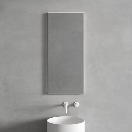 Faro Matt White Mirror 400mm