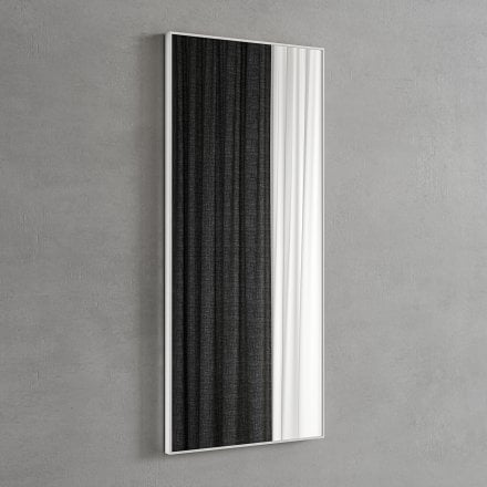 Faro Matt White Mirror 400mm
