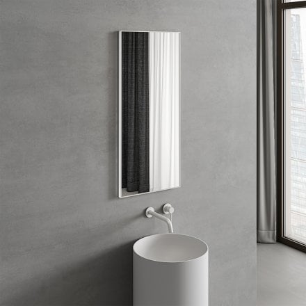 Faro Matt White Mirror 400mm
