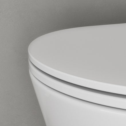 Faro Polished White Close Coupled Toilet with Chrome Push Button Flush