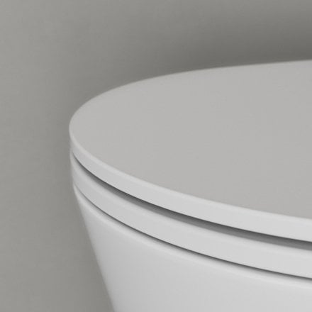 Faro Polished White Wall Hung Rimless Toilet with Concealed Frame Cistern and Brushed Stainless Flush Plate