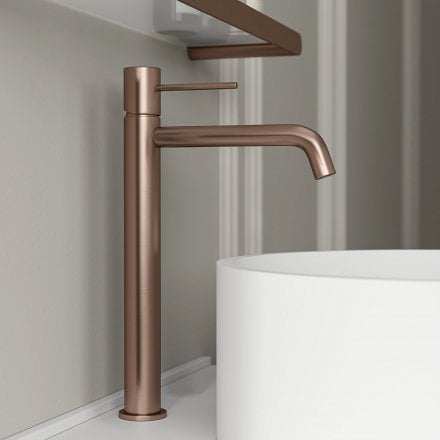 Faro Tall Curved Spout Basin Mixer Tap