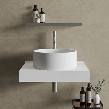 Faro Tall Curved Spout Basin Mixer Tap
