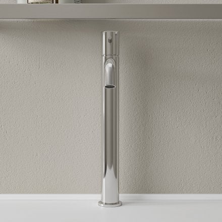 Faro Tall Curved Spout Basin Mixer Tap