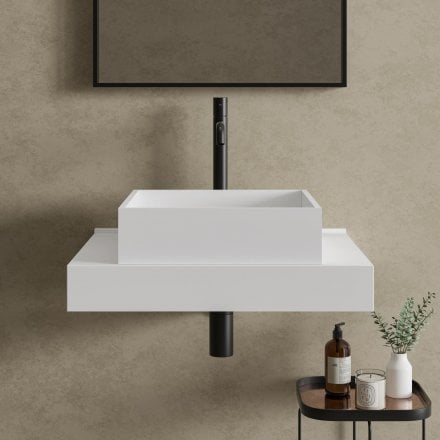 Faro Tall Curved Spout Basin Mixer Tap