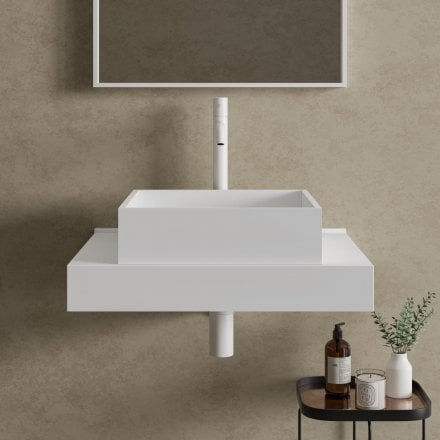 Faro Tall Curved Spout Basin Mixer Tap