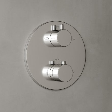 Faro Thermostatic Shower With Handheld Shower