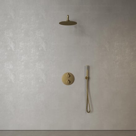Faro Thermostatic Shower With Handheld Shower