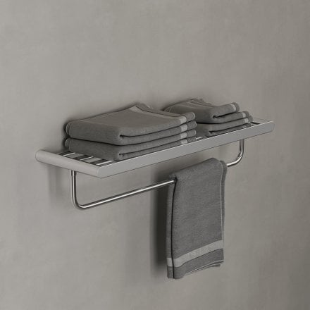 Faro Towel Shelf With Rail 600