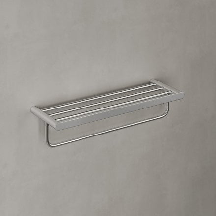 Faro Towel Shelf With Rail 600