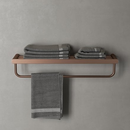 Faro Towel Shelf With Rail 600