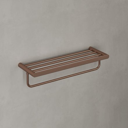 Faro Towel Shelf With Rail 600