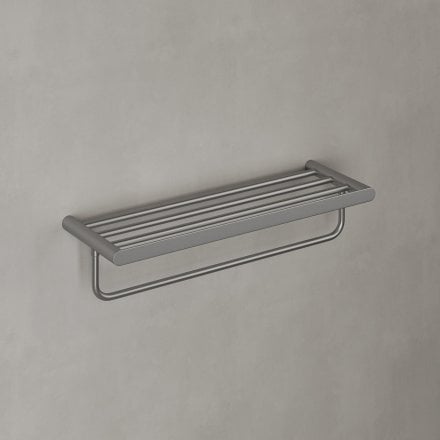 Faro Towel Shelf With Rail 600