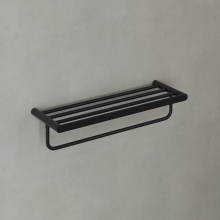 Faro Towel Shelf With Rail 600