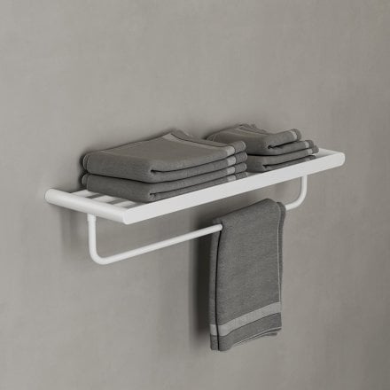 Faro Towel Shelf With Rail 600