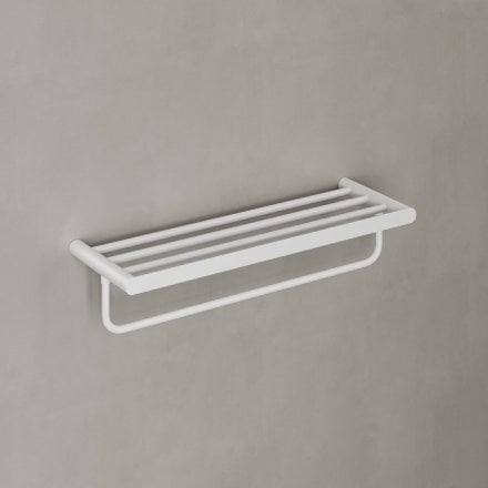Faro Towel Shelf With Rail 600