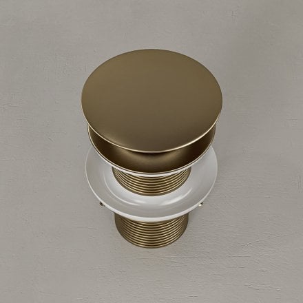 Faro Unslotted Click Clack Basin Waste