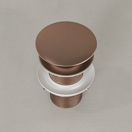 Faro Unslotted Click Clack Basin Waste