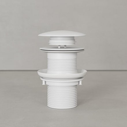 Faro Unslotted Click Clack Basin Waste