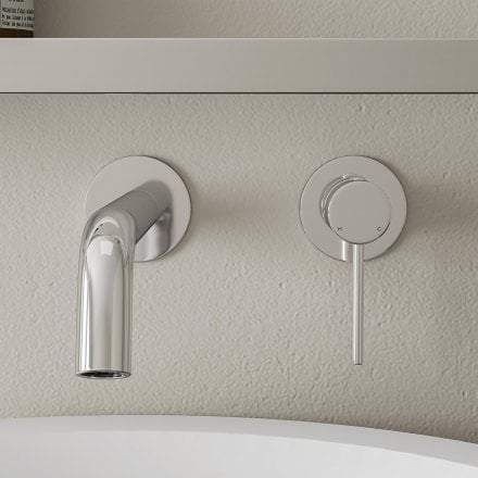 Faro Wall Mounted Basin Mixer Tap