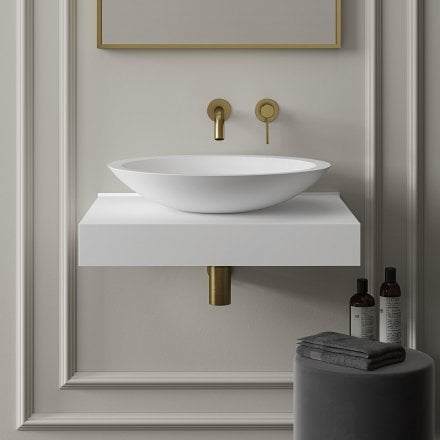 Faro Wall Mounted Basin Mixer Tap