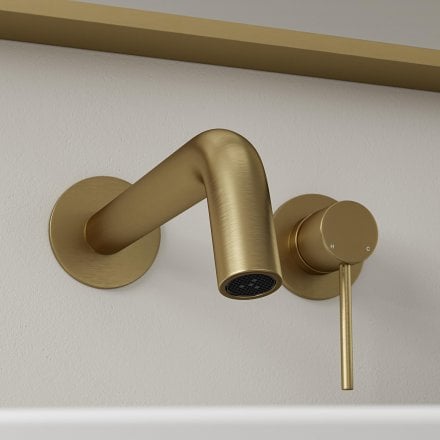Faro Wall Mounted Basin Mixer Tap