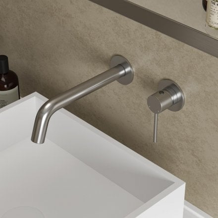Faro Wall Mounted Basin Mixer Tap